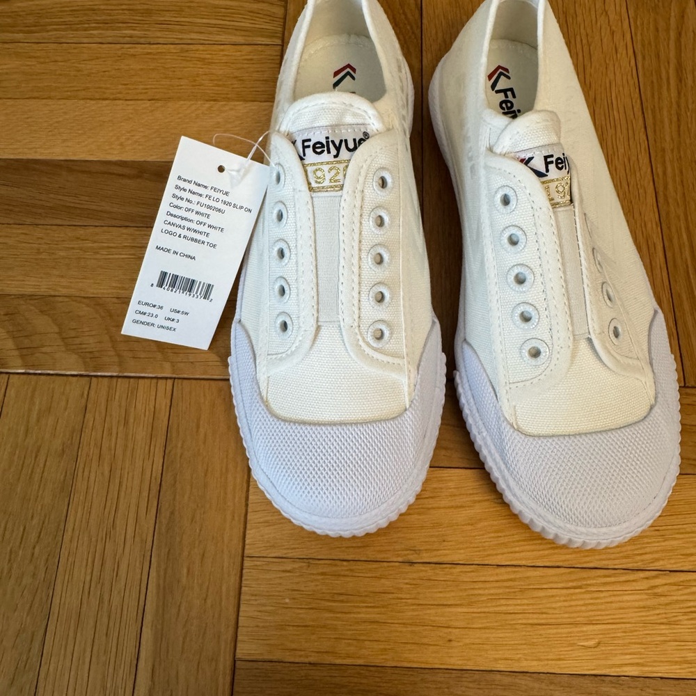 Feiyue Fe Lo 1920 Slip-On Sneakers NWT Canvas Minimalist Shoes - Picture 3 of 6